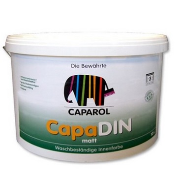 Caparol Wandfarbe CapaDin - weiße Wandfarbe - Artikelansicht